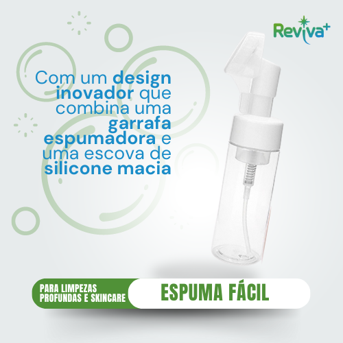 Frasco De Skin Care/Cabeça de silicone com escova de limpeza