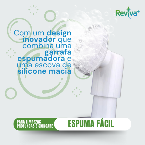 Frasco De Skin Care/Cabeça de silicone com escova de limpeza