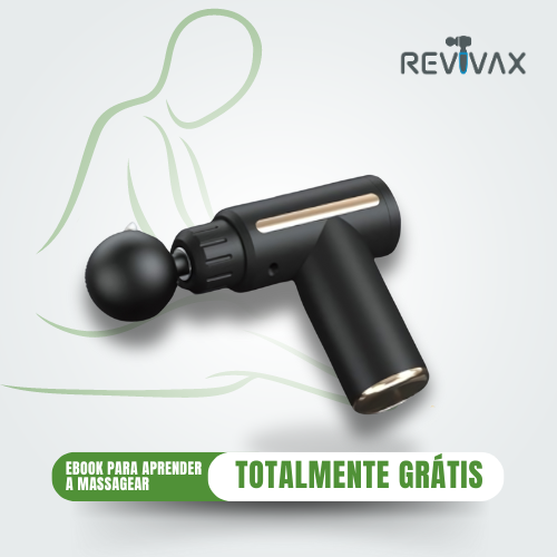 Massageador RevivaX Elétrico USB + 2 Brindes Especiais