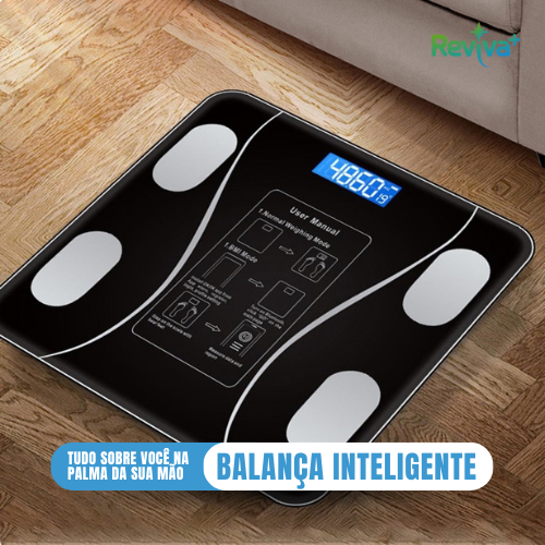 Balança Bioimpedancia Digital 180kg - Bluetooth Com Aplicativo Gratuito