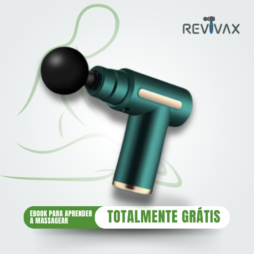 Massageador RevivaX Elétrico USB + 2 Brindes Especiais